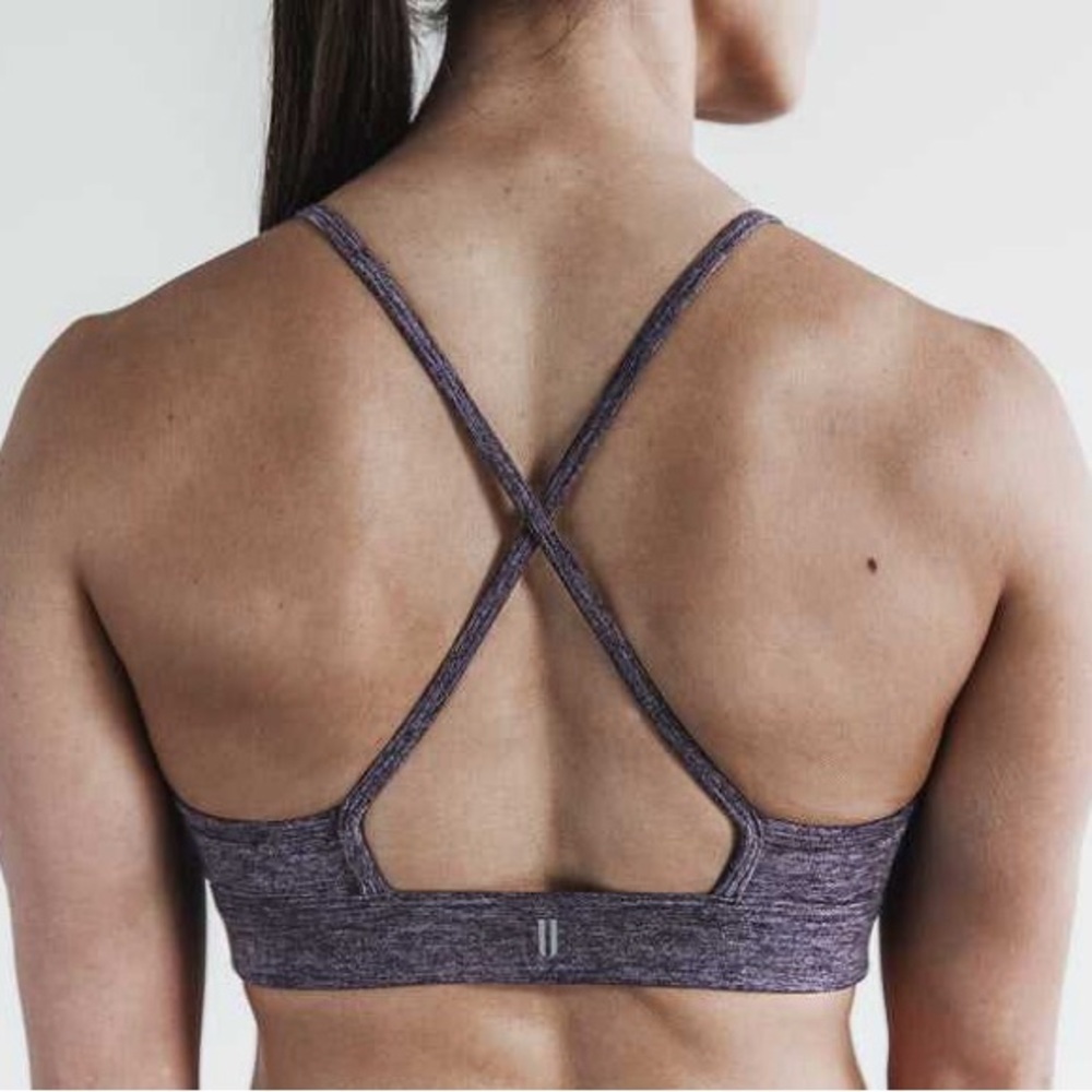 NWT NOBULL Women’s High-Neck Sports Bra - XS - Lavender Heather